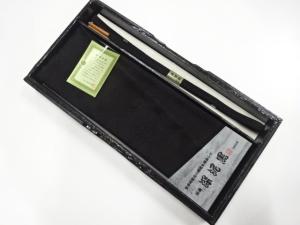 未使用品　正絹　喪服用　手組帯締め・帯揚げセット